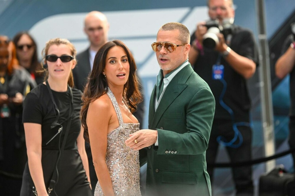 Brad Pitt și Ines de Ramon, apariție elegantă la Londra. Cu ce ținută a impresionat partenera lui. GALERIE FOTO - Imaginea 9
