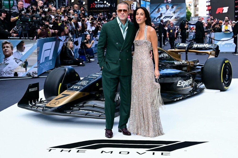 Brad Pitt și Ines de Ramon, apariție elegantă la Londra. Cu ce ținută a impresionat partenera lui. GALERIE FOTO - Imaginea 10