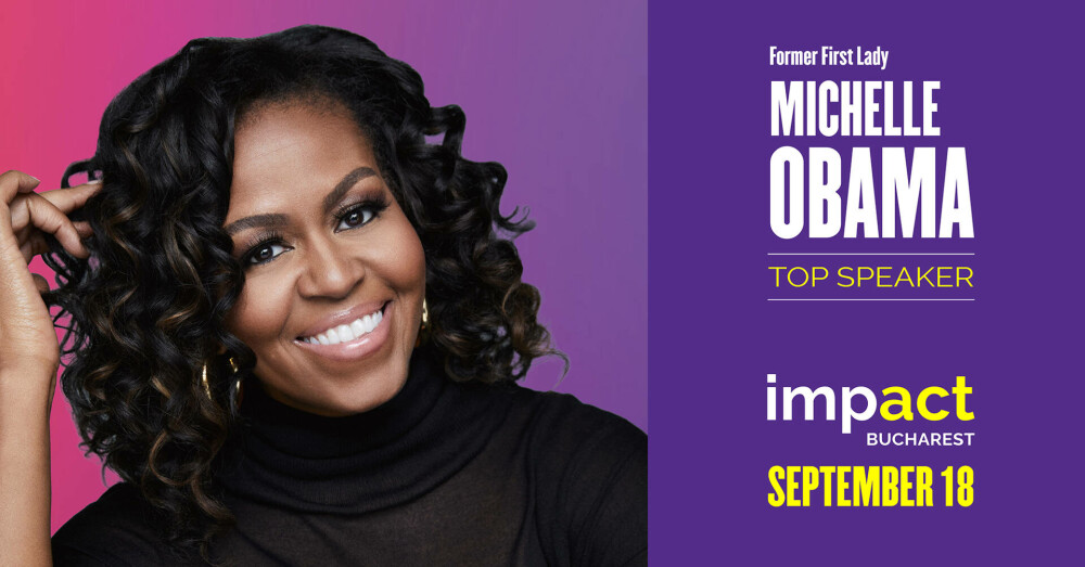 Michelle Obama vine în România, în premieră. Fosta Primă Doamnă a SUA participă la Impact Bucharest - Imaginea 3