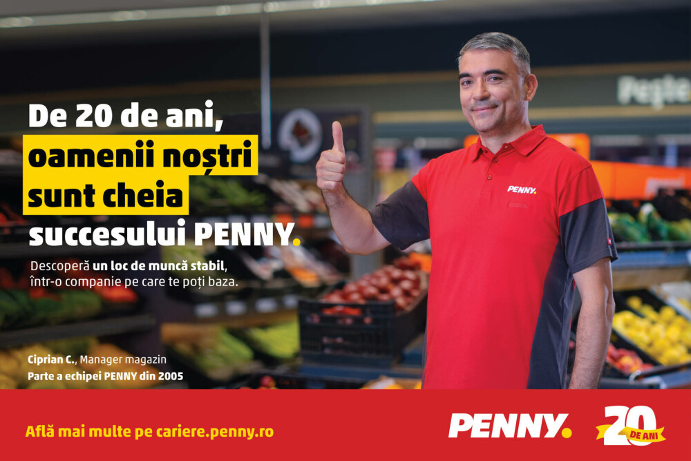 (P) La PENNY, stabilitatea nu e un beneficiu, e o promisiune. 20 de ani de loialitate și implicare - Imaginea 4