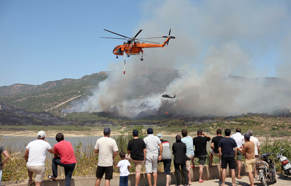 Peste 50.000 de persoane au fost evacuate în urma incendiilor de pădure din Turcia. GALERIE FOTO & VIDEO - Imaginea 41