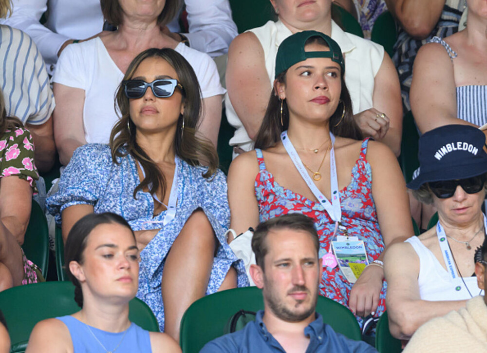 Jessica Alba și fiica ei cea mare au atras toate privirile la Wimbledon. Honor este copia fidelă a mamei sale. GALERIE FOTO - Imaginea 4