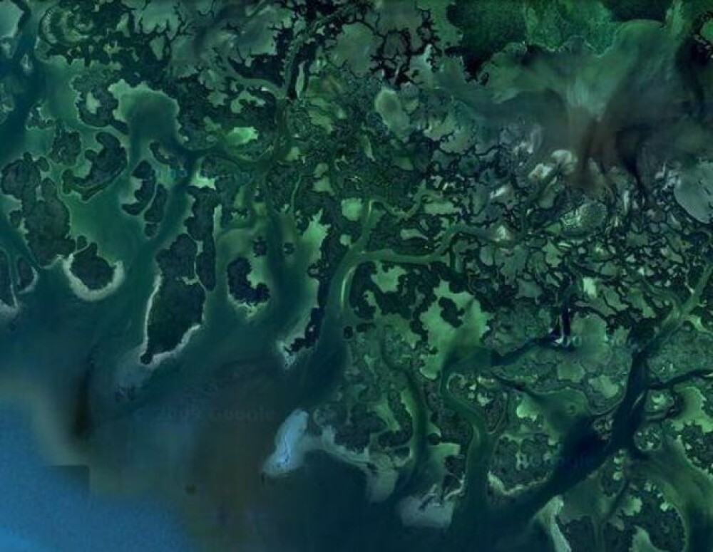 Top 10 cele mai neobisnuite locuri de pe Terra vazute din satelit. FOTO - Imaginea 6
