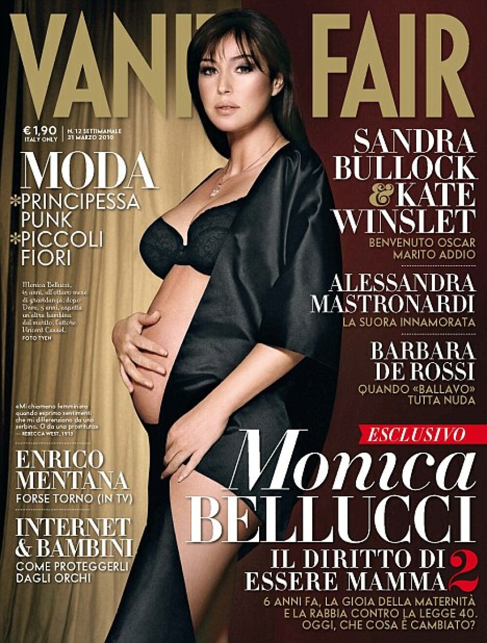 Monica Bellucci, insarcinata si goala pe coperta! Nu e singura! FOTO - Imaginea 1