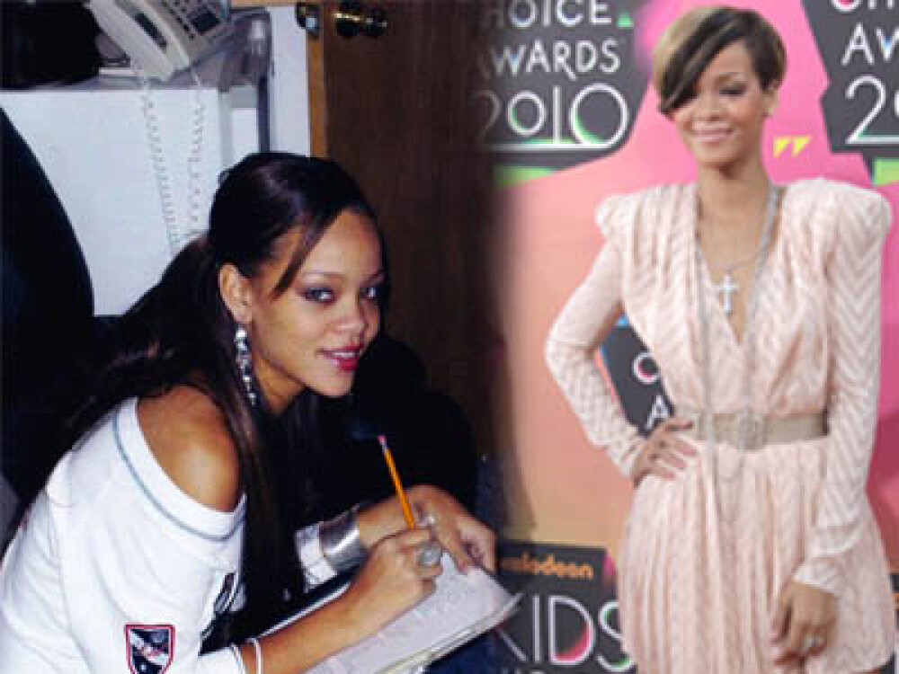 Rihanna scolarita! Era tare cuminte inainte sa ajunga in SUA! - Imaginea 1