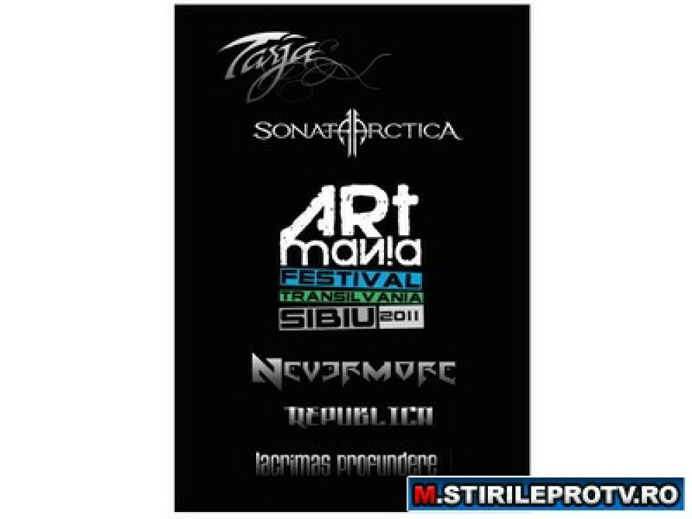 Tarja si Republica vor concerta in Sibiu, la ARTmania Festival 2011 - Imaginea 1