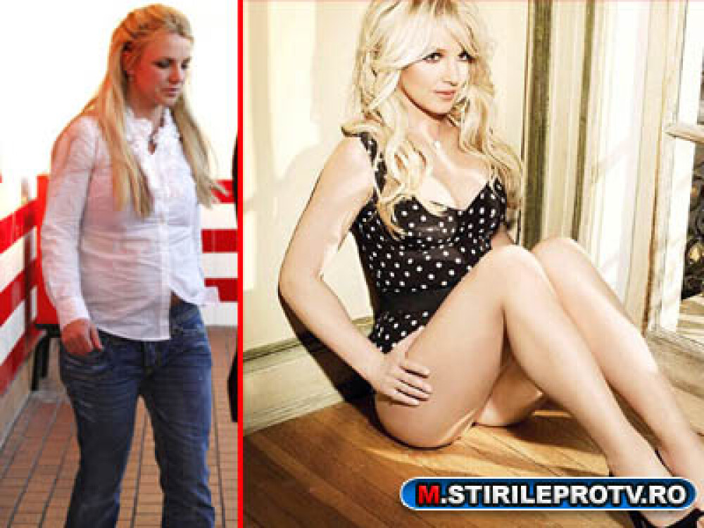 Minunatul Photoshop. Britney Spears, fara colacei. GALERIE FOTO - Imaginea 1
