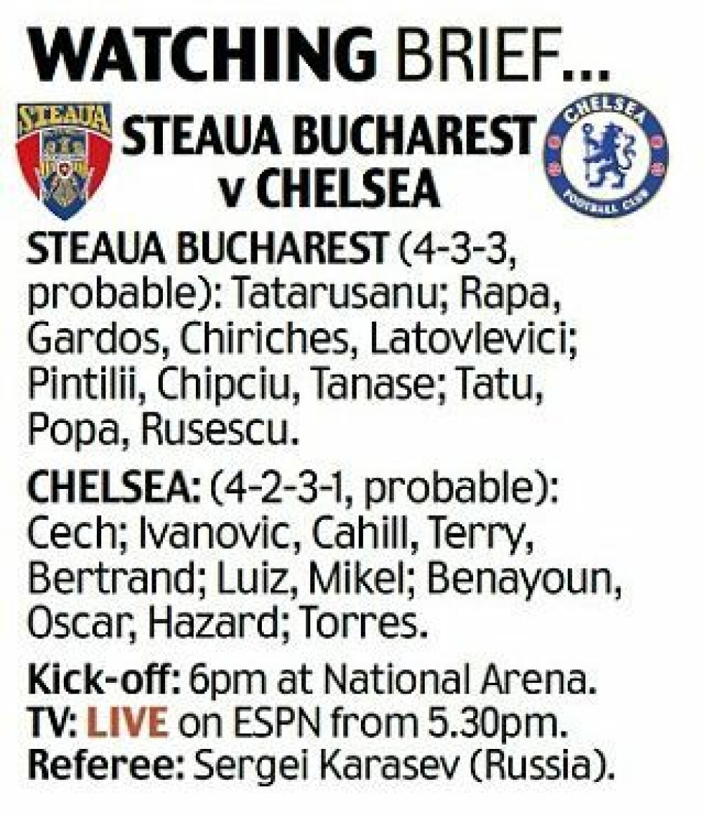 Steaua - Chelsea 1-0. Ros-albastrii au invins detinatoarea Ligii Campionilor. Raul Rusescu a marcat - Imaginea 7