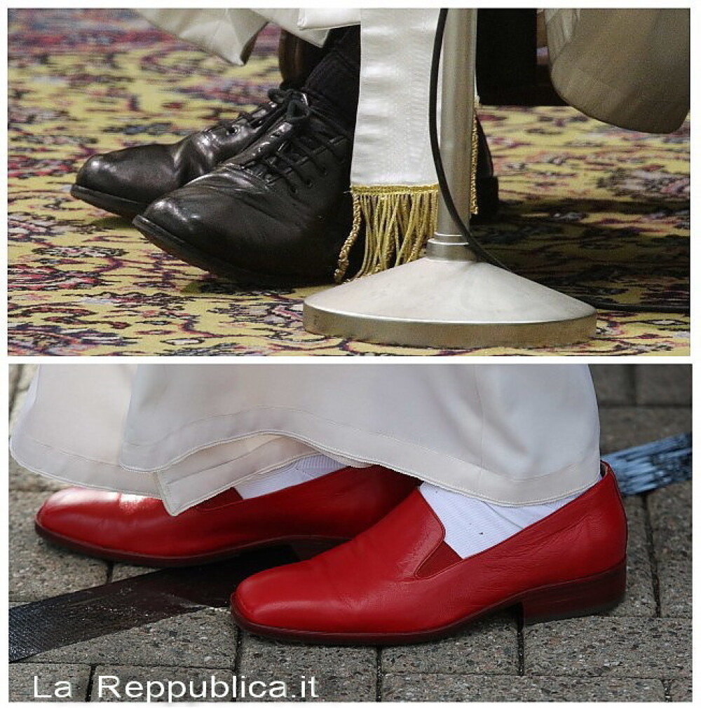 Salutul neobisnuit si noii pantofi ai Papei: cele mai frumoase imagini de azi de la Vatican - Imaginea 5