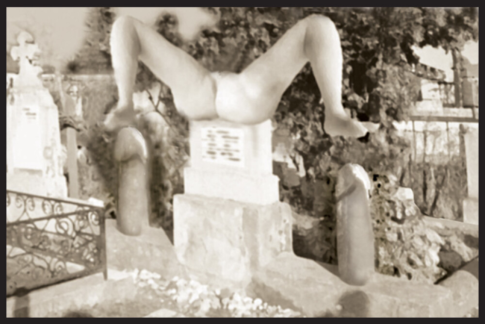 Monumentul funerar indecent intr-un cimitir din Brasov. Cum s-a razbunat un barbat pe sotia infidela - Imaginea 1