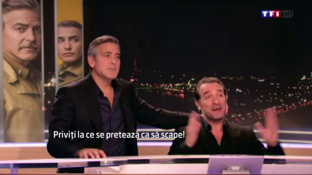George Clooney i-a convins pe francezi ca are umor. Vedeta a vorbit, la TV, despre noul sau film, 