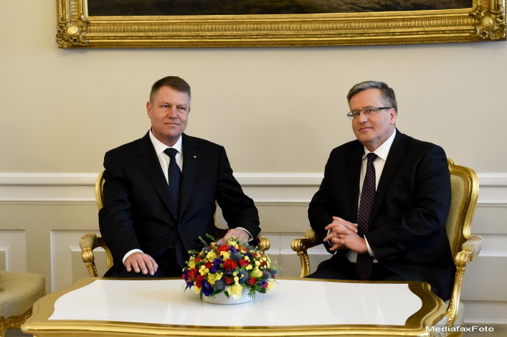 Klaus Iohannis, vizita oficiala in Polonia. Ce a discutat cu presedintele Komorowski despre Ucraina, NATO si R. Moldova - Imaginea 3
