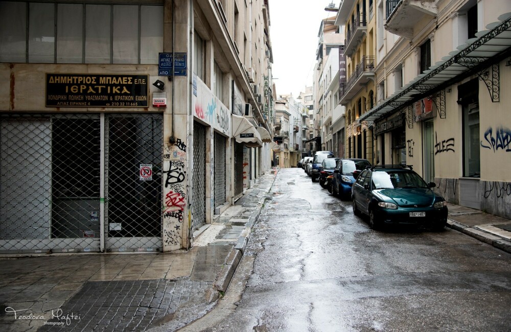 Cum s-a simtit Atena de ziua ei. Grecii, in cautarea unui euro pierdut. FOTO REPORTAJ - Imaginea 43