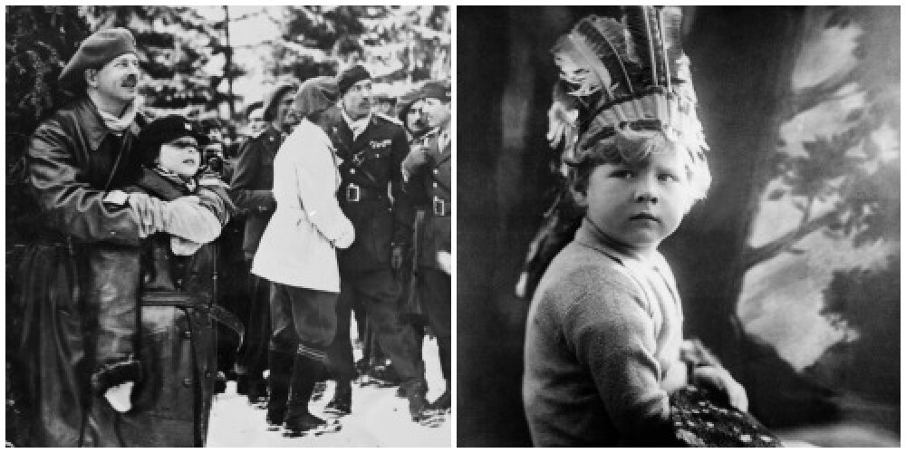 Imagini de COLECŢIE cu Mihai I al României. De la copilul care schia alături de Carol al II-lea până la Regele trimis în exil - Imaginea 21