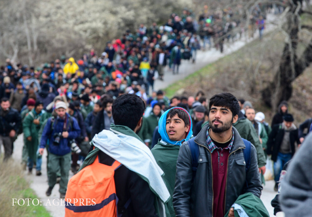 Grecia a inceput EVACUAREA refugiatilor din tabara de la Idomeni. Mesajul de pe autocarele ce au transportat 800 de migranti - Imaginea 12