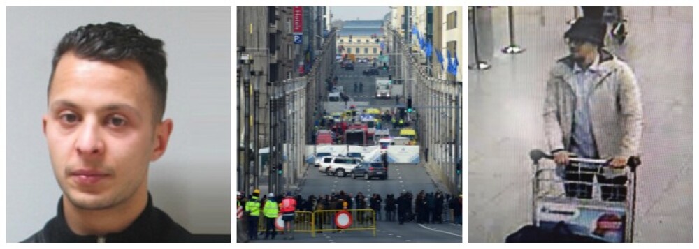 Explozii in Bruxelles. Raiduri pentru capturarea celui de-al 3-lea suspect. Legatura cu teroristul 