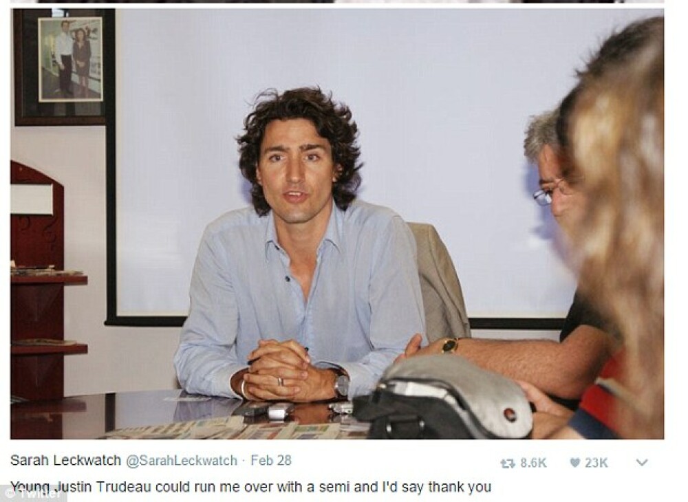 Pozele cu tanarul Justin Trudeau au provocat frenezie pe internet. Cum a devenit premierul Canadei sursa de virale online - Imaginea 5