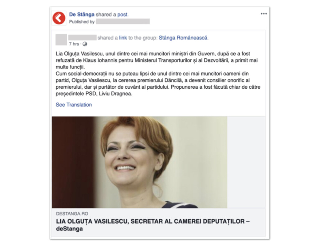 Facebook a șters 31 de pagini, conturi și grupuri care manipulau în favoarea PSD - Imaginea 2