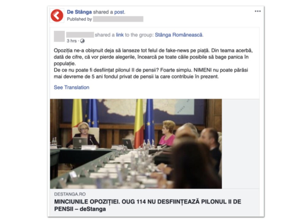 Facebook a șters 31 de pagini, conturi și grupuri care manipulau în favoarea PSD - Imaginea 7