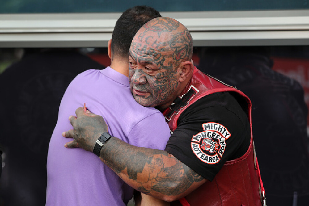 Membrii celei mai cunoscute bande din Noua Zeelandă, cu lacrimi în ochi după atacul terorist - Imaginea 1