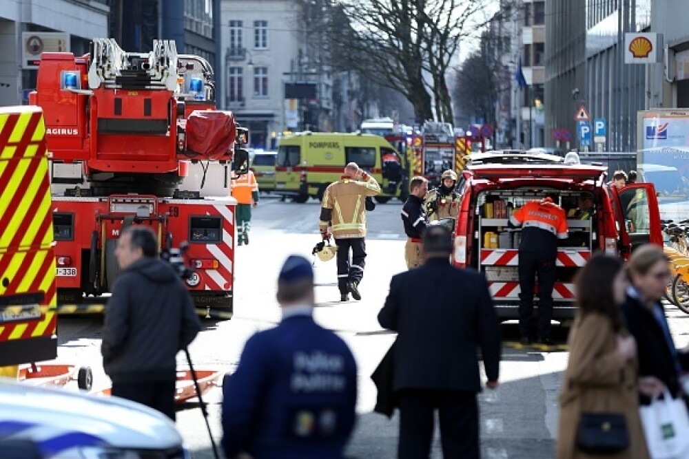 Ameninţare cu bombă în Bruxelles, lângă un sediu al Comisiei Europene. Ce a găsit poliţia - Imaginea 4