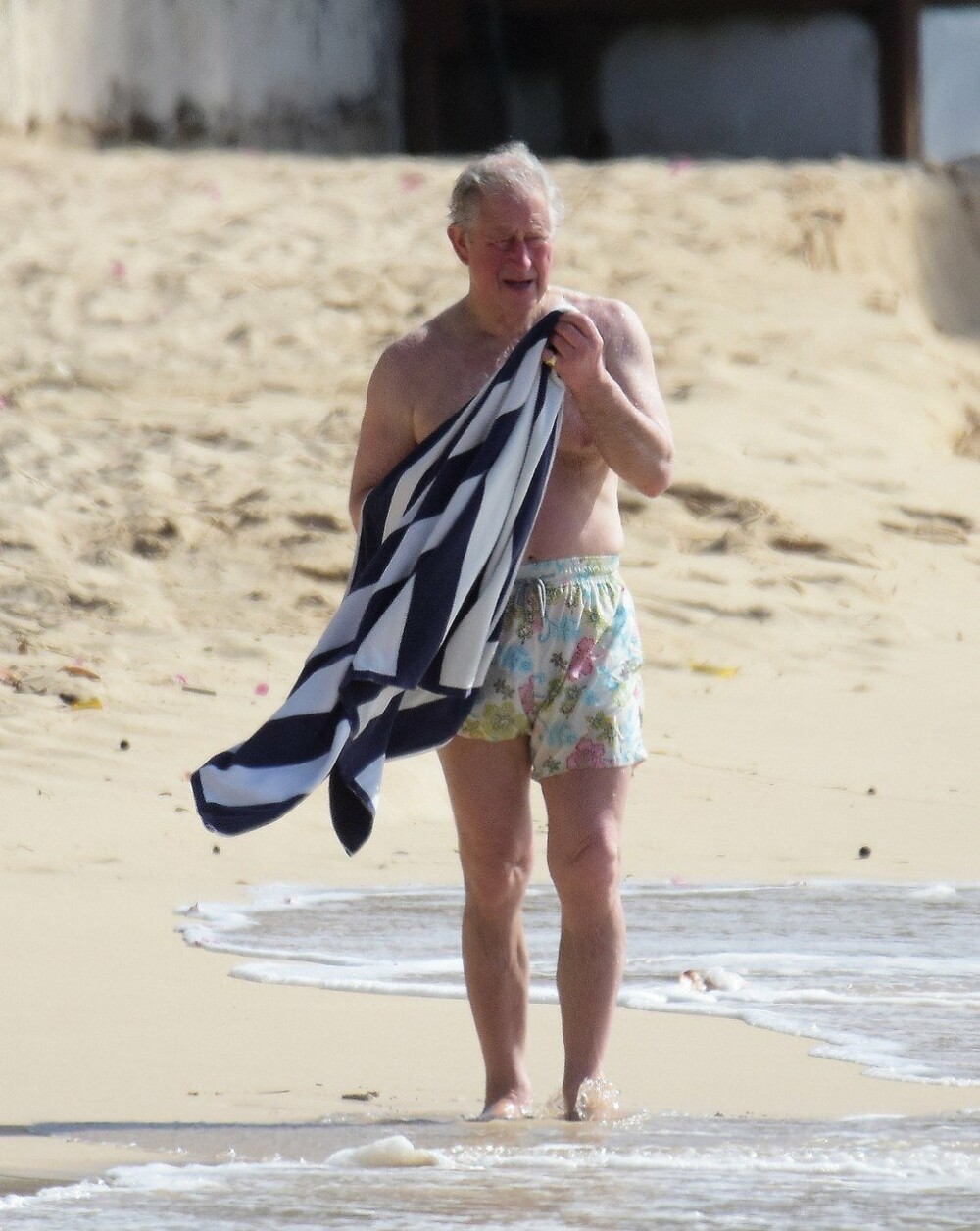 Prințul Charles, apariție neașteptată la plajă, la vârsta de 70 de ani. GALERIE FOTO - Imaginea 8