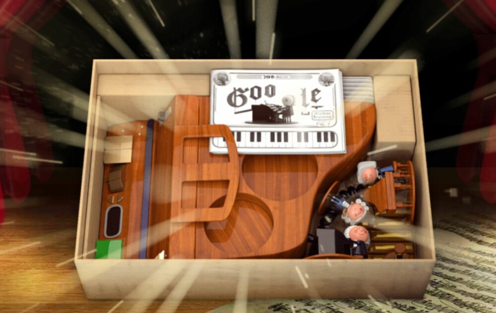 Google sărbătorește 334 de ani de la nașterea lui Bach printr-un Doodle în premieră - Imaginea 2