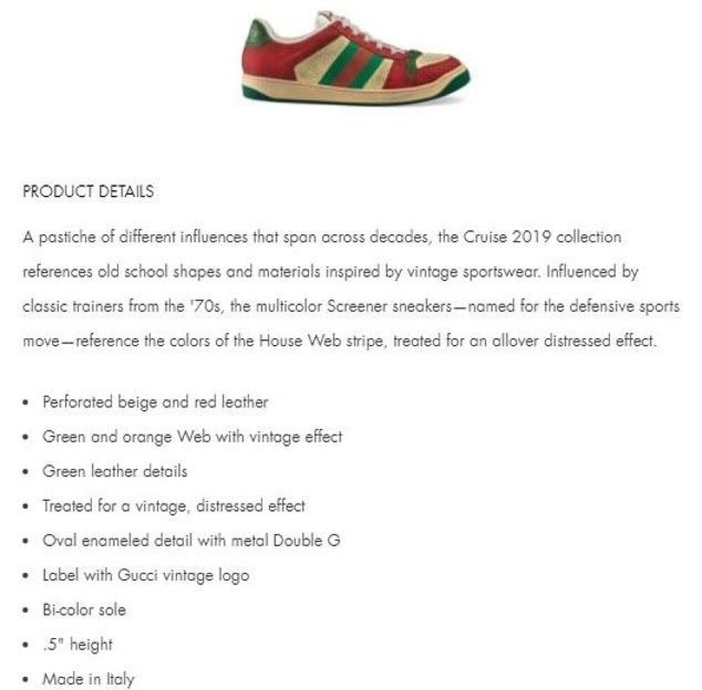 Gucci vinde adidași ”murdari” la 870 de dolari. ”E la modă să arăți ca un sărac!” - Imaginea 3