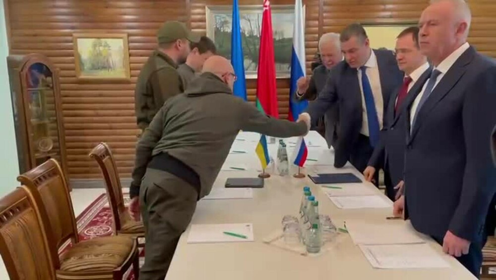 Negocieri Rusia-Ucraina, runda a 2-a. S-a ajuns la o înțelegere privind civilii - Imaginea 1