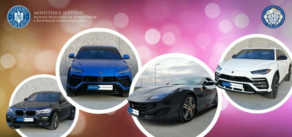 Un Ferrari și două Lamborghini, confiscate de la Clanul Ghiocel. Lidera bandei se lăuda pe internet cu capturile - Imaginea 4