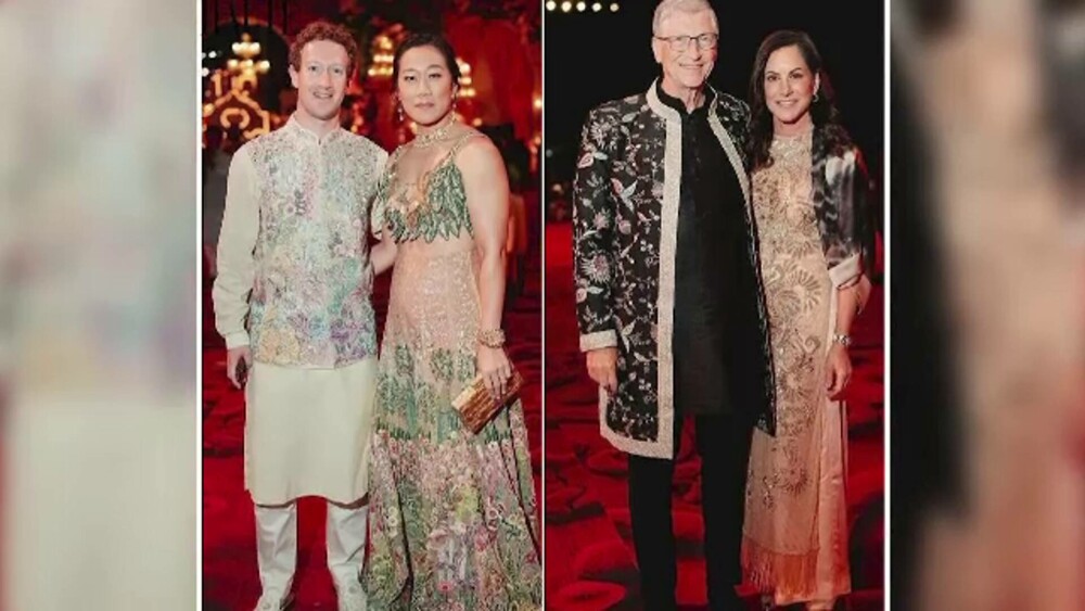 Ce ținute au purtat vedetele la nunta miliardarilor din India. Mireasa a avut o rochie ca a lui Blake Lively. FOTO - Imaginea 24