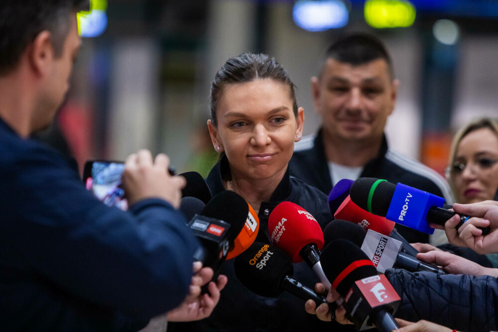 Simona Halep s-a întors în țară după ce TAS i-a redus pedeapsa. Prima reacție a sportivei: „Adevărul a ieșit la suprafață” - Imaginea 2