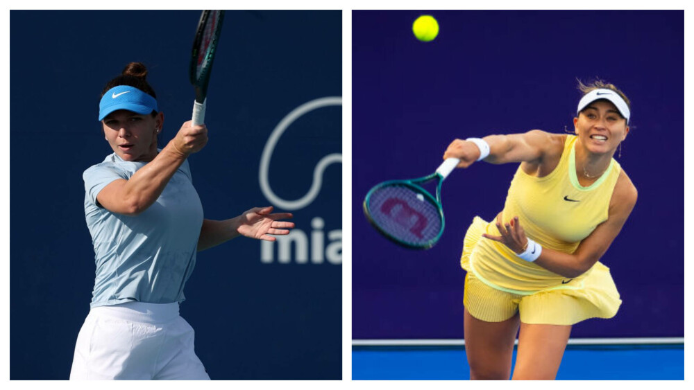 Simona Halep a fost eliminată în primul tur la Miami Open, după două ore de luptă cu Paula Badosa - Imaginea 1