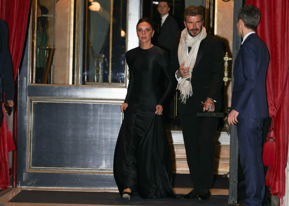 David Beckham și Victoria Beckham, plini de eleganță și rafinament, la Grand Fashion Dinner din Paris. FOTO - Imaginea 1