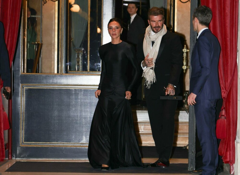 David Beckham și Victoria Beckham, plini de eleganță și rafinament, la Grand Fashion Dinner din Paris. FOTO - Imaginea 8