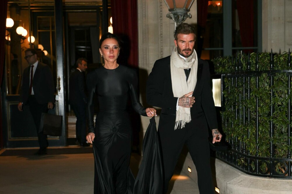 David Beckham și Victoria Beckham, plini de eleganță și rafinament, la Grand Fashion Dinner din Paris. FOTO - Imaginea 11