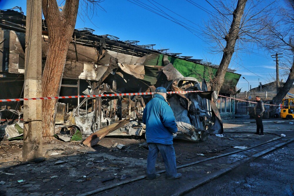 Dezastrul din Odesa în imagini. Rusia a lovit Ucraina cu 3 rachete balistice, după ce Kievul a acceptat un armistițiu. FOTO - Imaginea 3