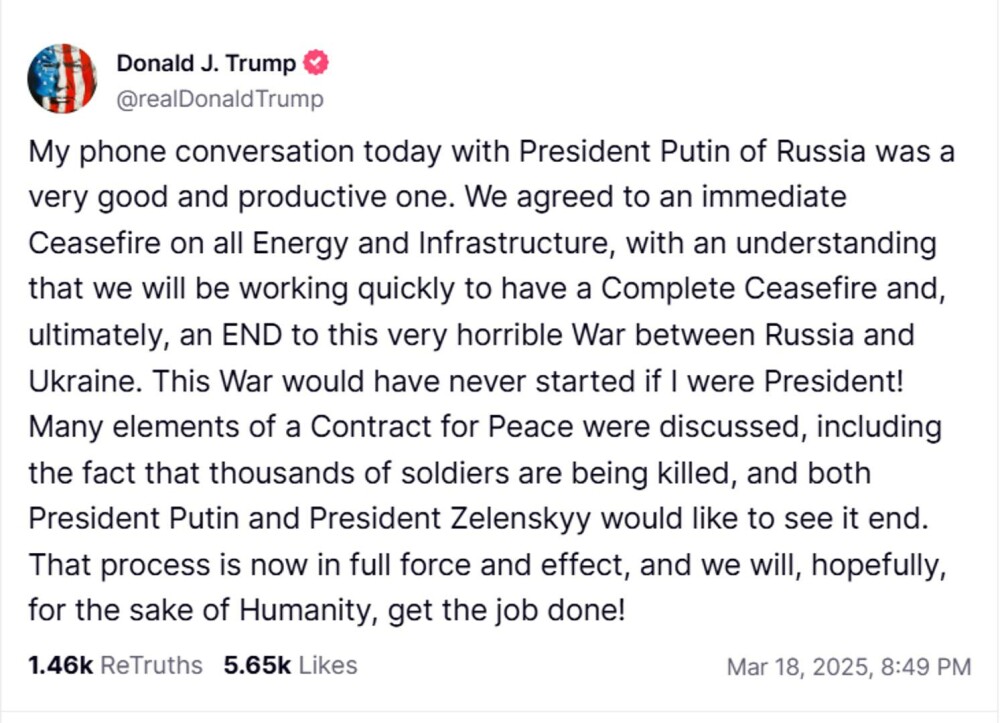 Reacția lui Donald Trump după discuția cu Vladimir Putin: Acest război nu ar fi început niciodată dacă aș fi fost președinte - Imaginea 2