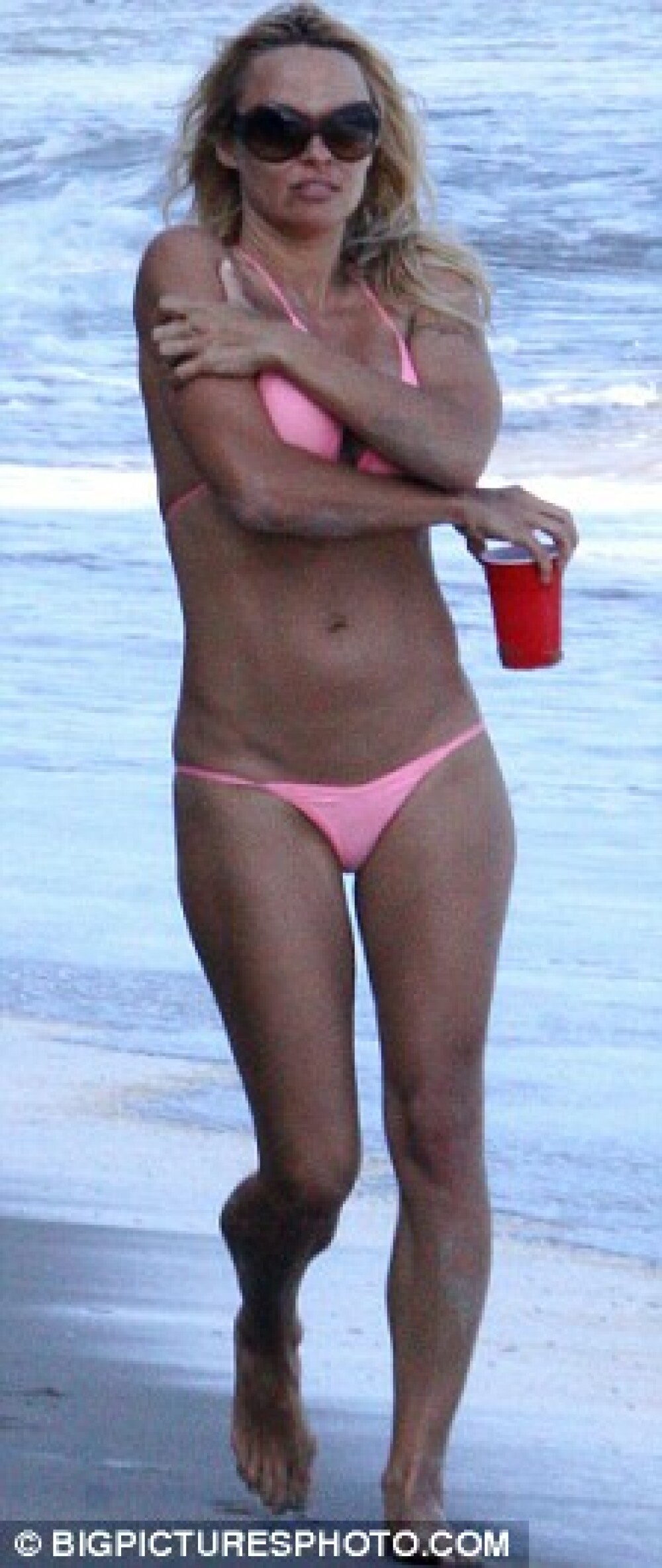 Pamela Anderson, tare apetisanta pe plaja din Malibu! - Imaginea 3