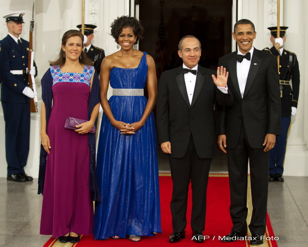 Eva Longoria si Michelle Obama au impresionat la dineul de la Casa Alba - Imaginea 5
