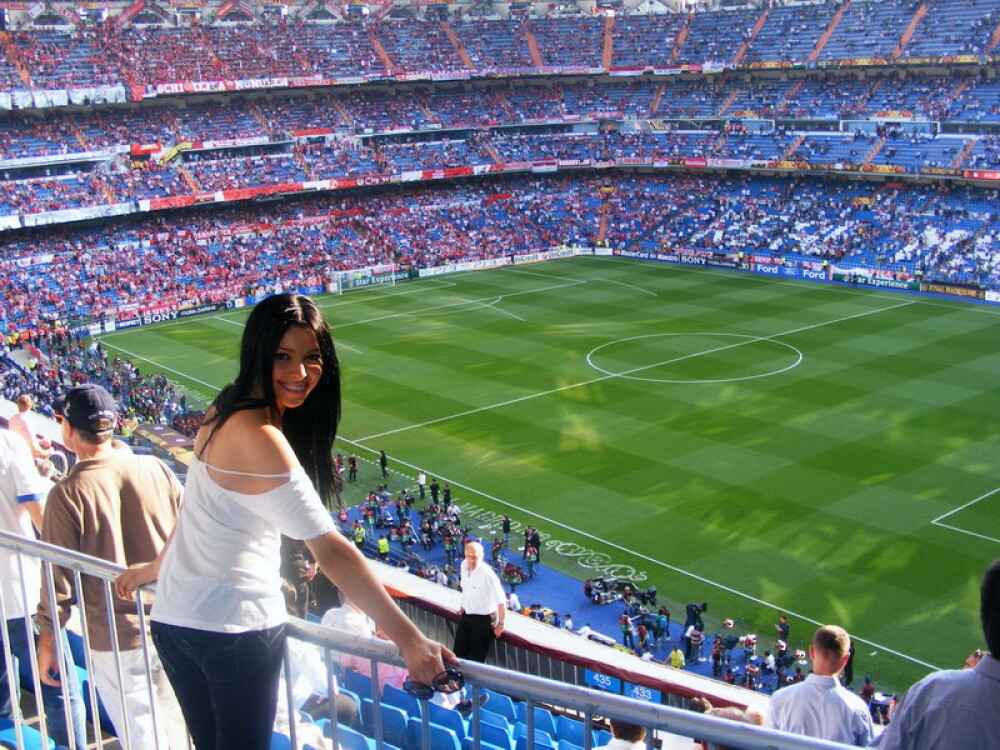 Corina Caragea a vazut finala Ligii Campionilor de la Madrid din tribune - Imaginea 9
