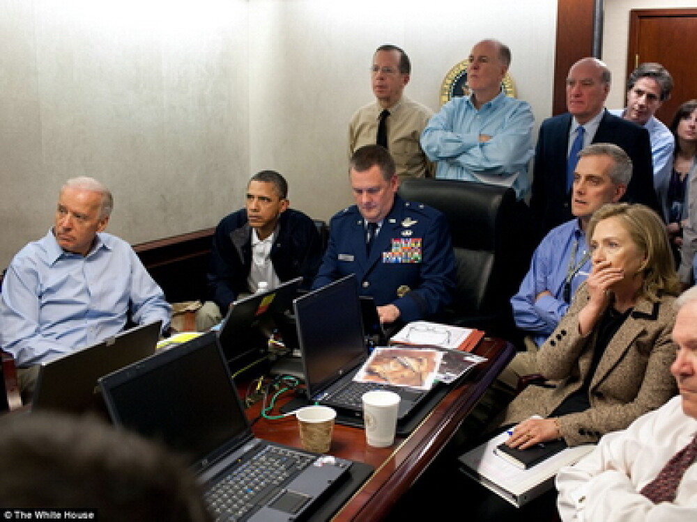 FOTOGRAFII INCREDIBILE. Obama a vazut in direct uciderea lui bin Laden - Imaginea 1