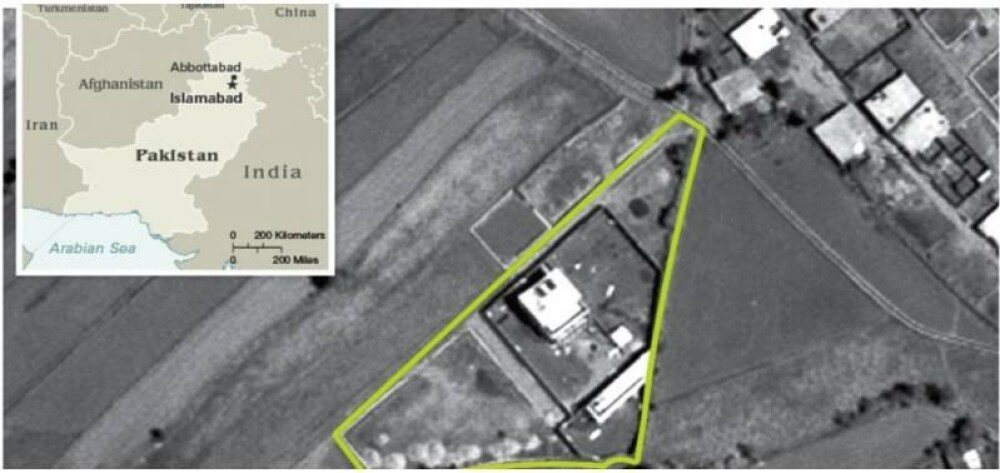 IMAGINI din satelit cu vila de 1 mil. de dolari unde a fost ucis bin Laden - Imaginea 4