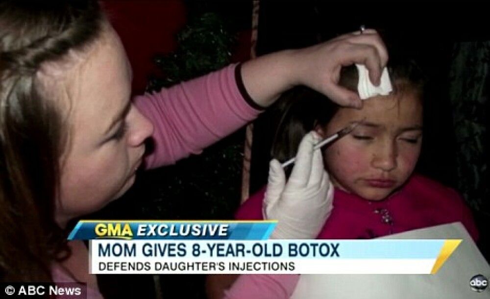 Soc in SUA. O fetita de 8 ani, injectata cu botox pentru un concurs. FOTO - Imaginea 2