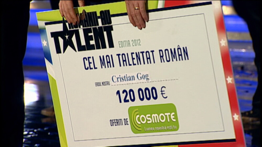 FINALA ROMANII AU TALENT. CRISTIAN GOG a castigat 120.000 de euro. VIDEO - Imaginea 42