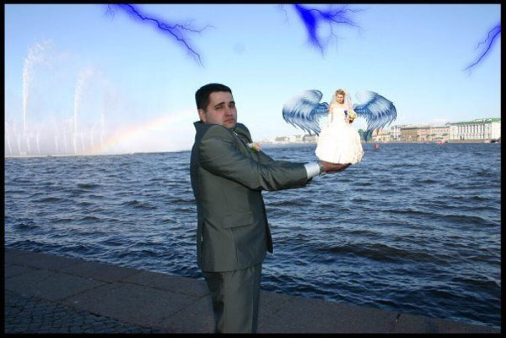 FOTO. Photoshop-ul pe mainile macelarilor. Pozele de nunta care nu vor intra in albumul de familie - Imaginea 6