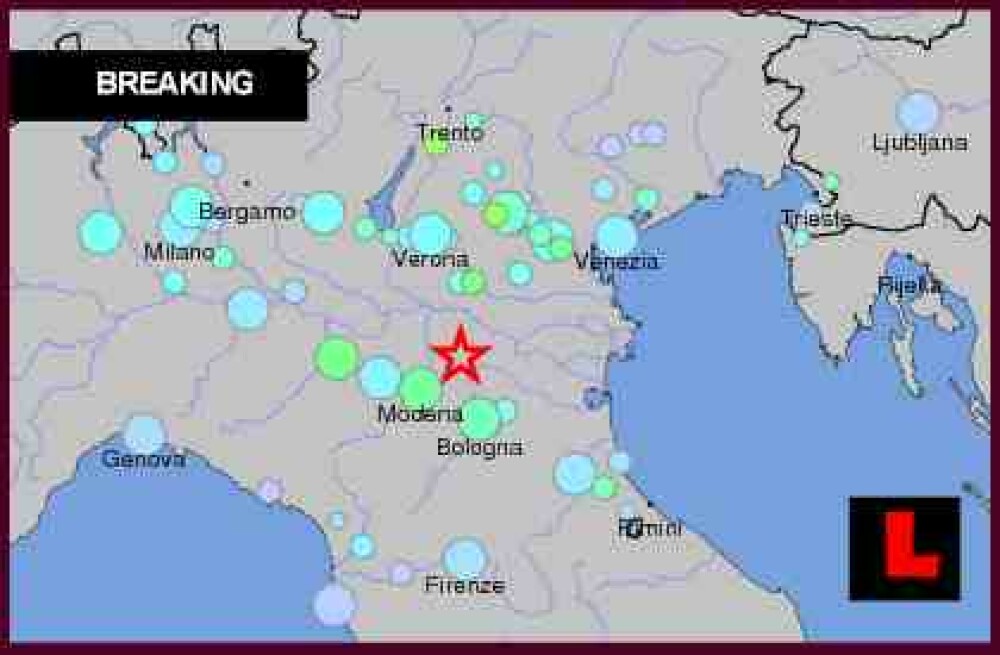 Imagini impresionante din Italia dupa cutremurul de 5,9. Cel putin 6 persoane au fost ucise. VIDEO - Imaginea 1