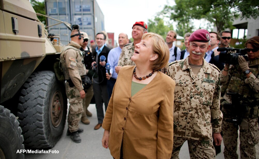 Vizita-surpriza a cancelarului german Angela Merkel in Afganistan. FOTO - Imaginea 2