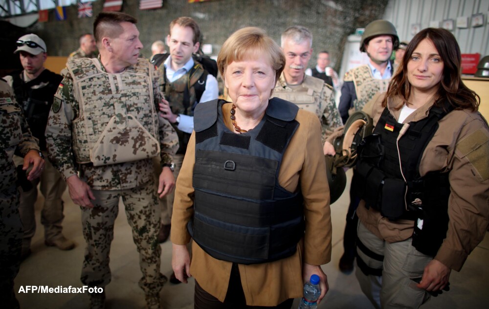 Vizita-surpriza a cancelarului german Angela Merkel in Afganistan. FOTO - Imaginea 3