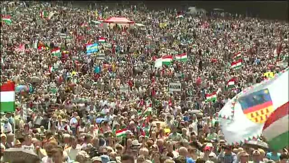 Pelerinaj impresionant in Harghita: 150.000 de oameni, dar nicio busculada sau macar o voce ridicata - Imaginea 2